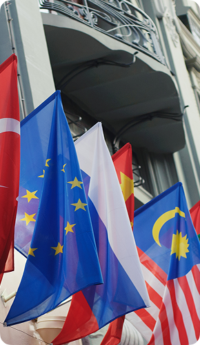 Flags of different countries